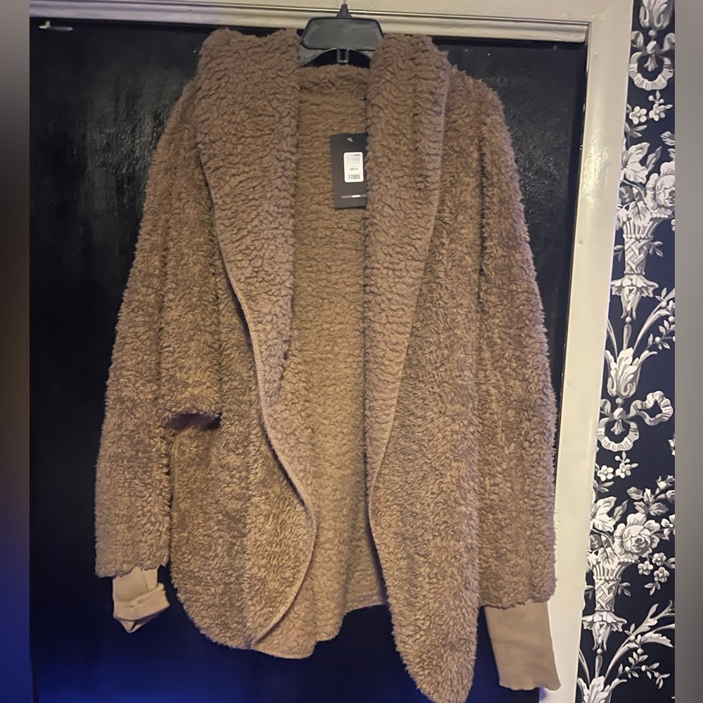 Fashion Nova Oversized Teddy Bear jacket